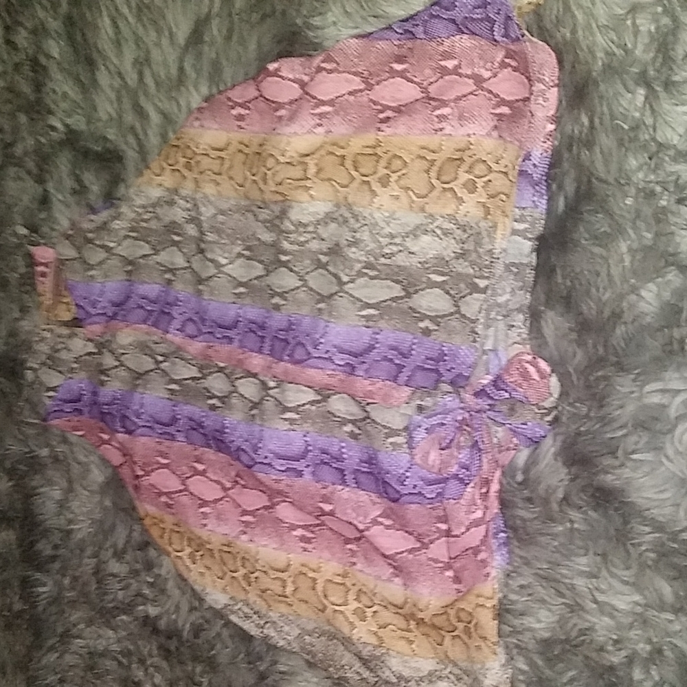 Multi Color Snake Print Blouse